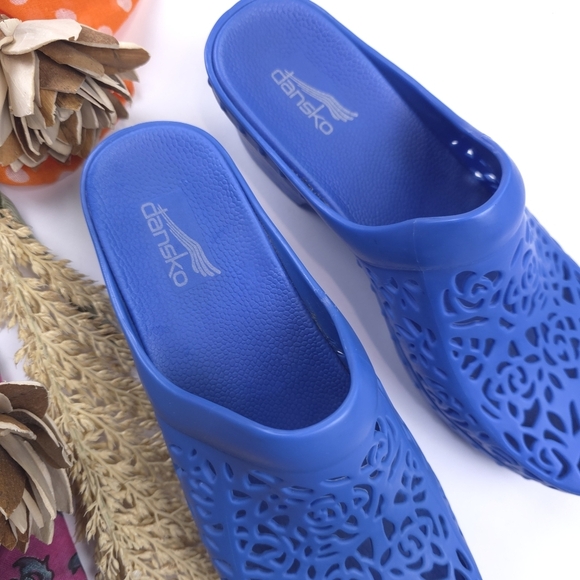 Dankso Blue Women's Clogs Sz 40 - Picture 4 of 12